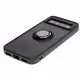 Bizon Case Hybrid Ring Google Pixel 8a smoky with a black frame