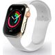 Swissten Λουράκι σιλικόνης για apple watch 42-44 mm λευκό