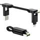 Καλώδιο USB Rolling Square Rolling Square inCharge X, Μαύρο