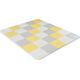 KINDERKRAFT Mata piankowa puzzle LUNO yellow