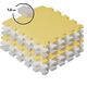 KINDERKRAFT Mata piankowa puzzle LUNO yellow