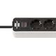 Μπαλαντέζα Brennenstuhl με 4 πρίζες και 2 θύρες USB C 1.5M