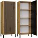 Witryna KAMARO 1DD SLIM DĄB ARTISAN Lamele Front Ryflowany