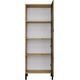 Witryna KAMARO 1DD SLIM DĄB ARTISAN Lamele Front Ryflowany