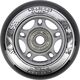 Nils Extreme PU 72x24 82A CZARNE N (4 szt.) + ABEC-9 (8 szt.) ZESTAW NILS EXTREME