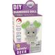 LeanToys Zestaw DIY Diamentowy Renifer DIY Kryształki Brelok 3D Biały