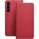 Kabura LUNA Book Carbon do XIAOMI Redmi Note 14 4G (GLOBAL - 163.25mm x 76.55mm x 8.16mm) czerwony