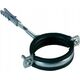 Niczuk Obejma pojedyncza DUO z izolacją 1 1/2" BK (46-51)