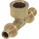 Tece Τρίοδης ορειχάλκινη σύνδεση GW 16mm x 1/2" x 16mm (769516)