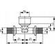 Tece Τρίοδης ορειχάλκινη σύνδεση GW 16mm x 1/2" x 16mm (769516)