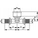 Tece Τρίοδης ορειχάλκινη σύνδεση GW 25mm x 3/4" x 25mm (769525)