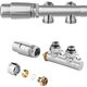 Invena INVENA DUOPLEX ΓΙΑ ΚΑΤΩ ΣΥΝΔΕΣΗ 50MM ΧΡΩΜΙΟ - CZ-88-015