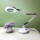 Lampka biurkowa Blow 44-168# Lampka biurkowa led lb-23 biała