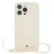 Bizon Case Silicone Magnetic Apple iPhone 16 Pro beige
