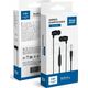 BLUE STAR słuchawki przewodowe Jack 3,5 mm z mikrofonem PA-E67 1,2 m czarne