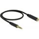 DeLOCK 85795, 4.4mm, Male, 4.4mm, Female, 0.5 m, Black