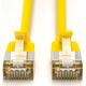 Digitus CAT 6A klasa Ea, F/FTP, skrętka patch, Cu, LSZH, AWG 32/7, długość: 1 m, żółty