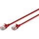 Digitus CAT 6A klasa Ea, F/FTP, skrętka patch, Cu, LSZH, AWG 32/7, długość: 0,3 m, czerwony