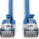Digitus CAT 6A klasa Ea, F/FTP, skrętka patch, Cu, LSZH, AWG 32/7, długość: 1 m, niebieski
