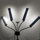 4 Poczwórna Giętka Elastyczna Lampa Led Kosmetyczna Foto Video 65w / M65 Czarny