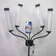 4 Poczwórna Giętka Elastyczna Lampa Led Kosmetyczna Foto Video 65w / M65 Czarny