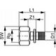 Διακλαδωτήρας Tece 16mm x 1/2" ορείχαλκος (705002)