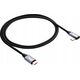 Kabel USB Akyga Kabel kątowy USB type C / USB type C 1m AK-USB-54 60W oplot