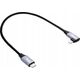 Kabel USB Akyga Kabel kątowy USB type C / Ligtning 30cm AK-USB-55 30W oplot