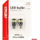 Żarówki LED CANBUS T10 W5W 27SMD 2016 White 12V 24V AMIO-04258