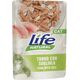 LIFE CAT sasz.70g TUNA + SOLE /30