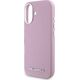 Karl Lagerfeld Saffiano Full Wrapped Elongated Metal Logo MagSafe iPhone 16 Case Pink
