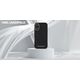 Karl Lagerfeld Saffiano Full Wrapped Elongated Metal Logo MagSafe Case for iPhone 16 Black