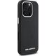 Karl Lagerfeld Saffiano Full Wrapped Elongated Metal Logo MagSafe Case for iPhone 16 Pro Max black