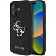 Guess Grained Big 4G Logo Small Classic Logo case for iPhone 16 black