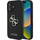 Guess Grained Big 4G Logo Small Classic Logo case for iPhone 16 black