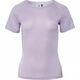 Damska koszulka z krótkim rękawem Iq cross the line HERIA WMNS pastel lilac rozmiar XS