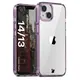 Bizon Case Halo for Apple iPhone 14 / 13 transparent-purple