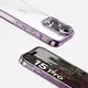 Bizon Case Halo for Apple iPhone 15 Pro transparent-purple