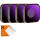 Σετ φίλτρων γκρι ND 4 σε 1 ND4 ND8 ND16 ND32 για GoPro Hero 13 12 11 10 9 / Sku.2320