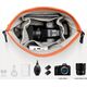 Τσάντα Φωτογραφική Crossbody Sling Για Κάμερα Τηλέφωνο K&F 5l / Kf13.168 / Πορτοκαλί