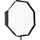 GlareOne Softbox oktagonalny GlareOne parasolkowy 80 cm z dyfozorem do lamp reporterskich