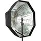 GlareOne Softbox oktagonalny GlareOne parasolkowy 80 cm z dyfozorem do lamp reporterskich