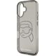Etui Karl Lagerfeld IML Rhinestones Karl  Head do iPhone 16 czarny