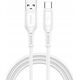 WiWU - Καλώδιο USB σειράς Starlink Wi-C042E USB A σε USB C 2,4A - λευκό