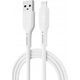 WiWU - Καλώδιο USB σειράς Starlink Wi-C042E USB A σε Lightning 2,4A - λευκό