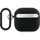 BMW BMA4SSLBK AirPods 4 cover            czarny/black Geniune Leather Silver Logo