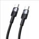 Καλώδιο USAMS USB-C σε USB-C 60W 1.2m Καλώδιο Δεδομένων από Κράμα Αλουμινίου Σειρά SY SJ724USB01 (US-SJ724)
