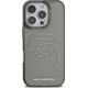 Θήκη Karl Lagerfeld IML Rhinestones Karl Head για iPhone 16 Pro μαύρο