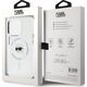 Θήκη Karl Lagerfeld IML Metal Karl Head MagSafe για iPhone 15 Pro Max λευκό