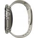UNIQ θήκη Valencia Apple Watch Series 46mm τιτάνιο ασημί